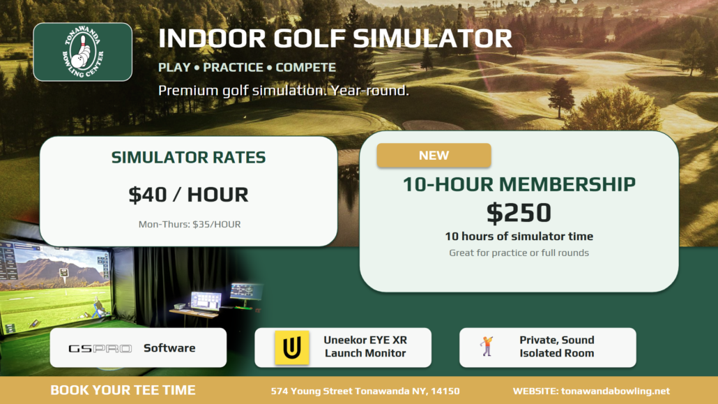 indoor golf sim 2026